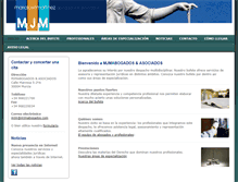 Tablet Screenshot of mjmabogados.com